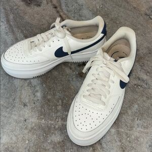 Nike Court Vision Alta Blue Sneaker, Sz 8